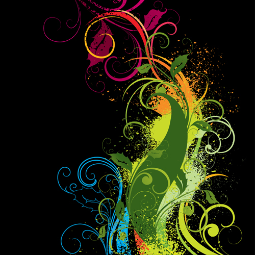 illustration colored background abstract 