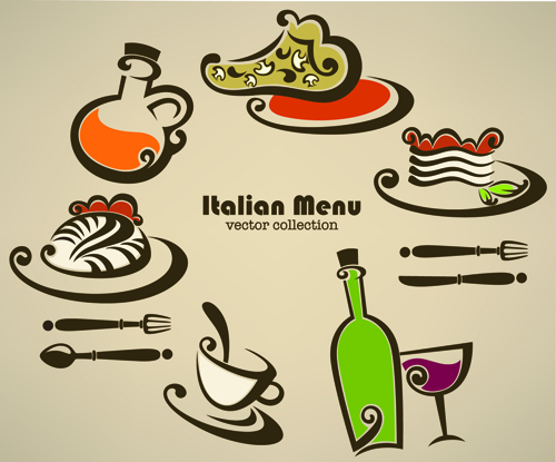 food logos creative design vector 03 Abstract food logos creative design vector 03