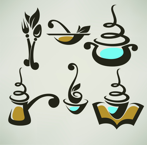 food logos creative design vector 05 Abstract food logos creative design vector 05