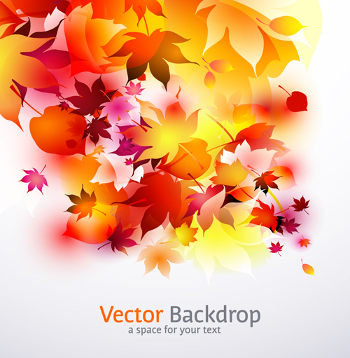 Autumn theme backgrounds art vector 05