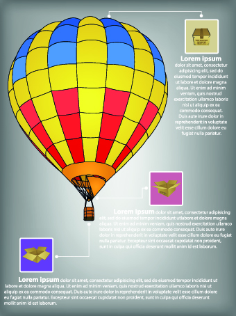 template vector business template business balloon 