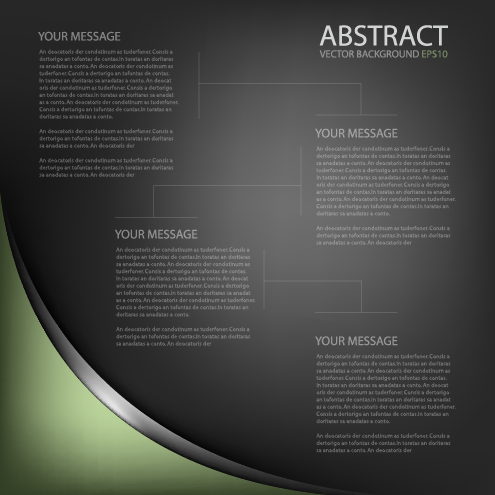 business template business black 