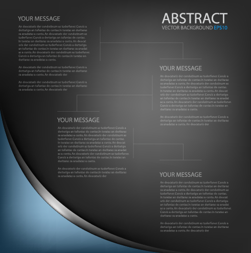 business template business black background 
