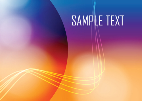 e with abstract background vector 09 Colored gradual change with abstract background vector 09