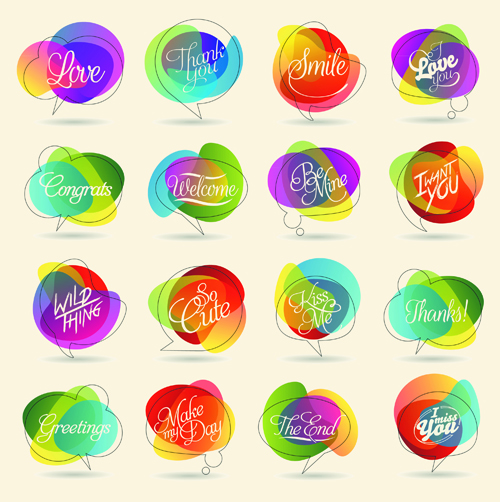 shape logos colorful 