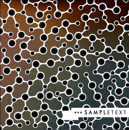 Creative cell pattern vector