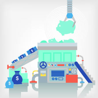 Creative industial elements vector set 01