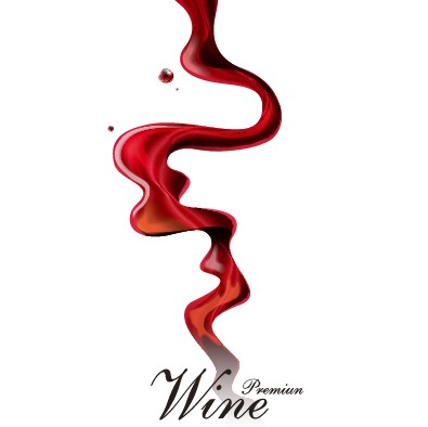 Creative wine design vector background