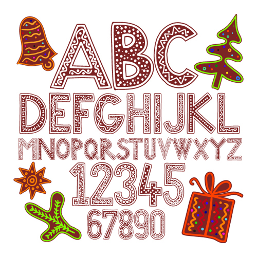 numbers number letters letter holiday 
