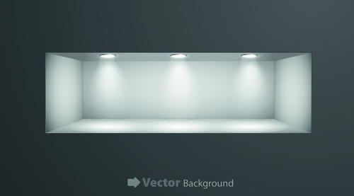 Set of Empty frame on the wall vector 01