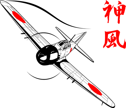 Japan style elements vector graphics 04