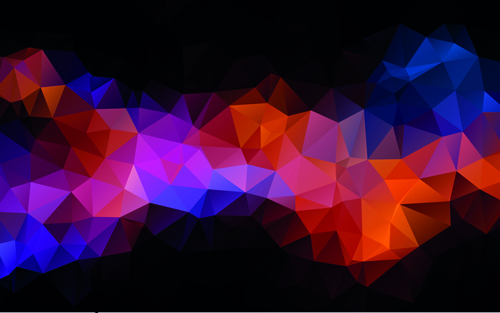 polygonal mystic background abstract 