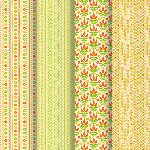seamless pattern ornaments floral pattern 