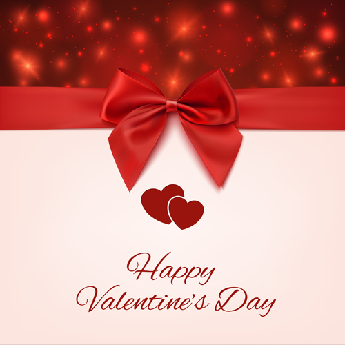 Romantic Valentine gift cards 04 vectors