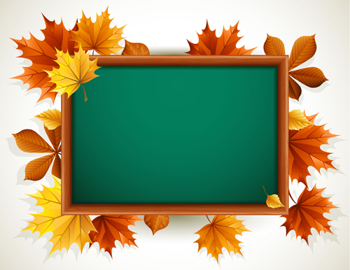 Set of School supplies elements vector 04