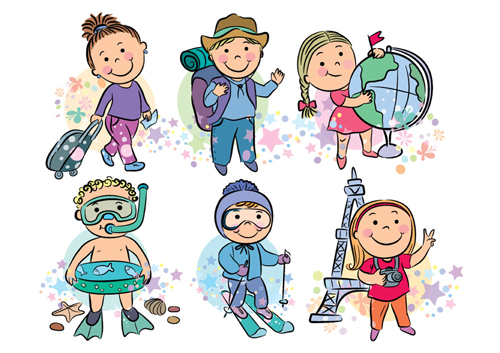 Sports people cartoon vector 01