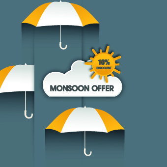 Umbrella discounts design elements 04