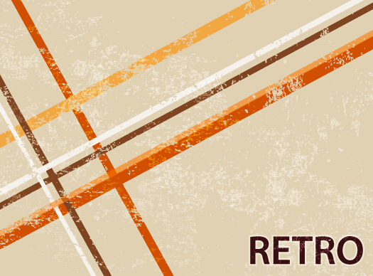 Vector set retro grunge background graphics 06