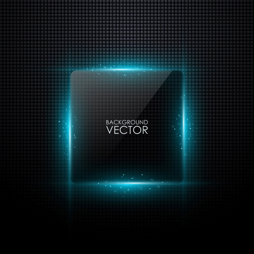 black glass frames vector background 03