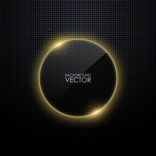 black glass frames vector background 05