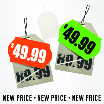 Big sale price tag creative vector 01