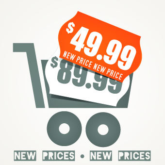 Big sale price tag creative vector 02