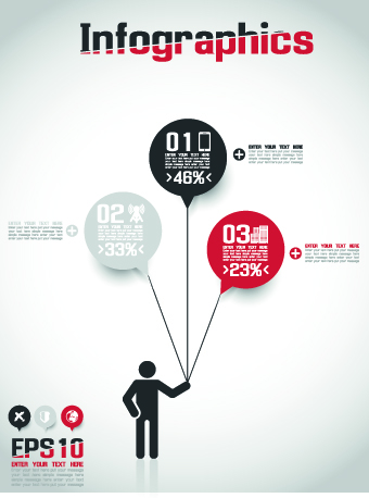 Creative Infographic vector set 01