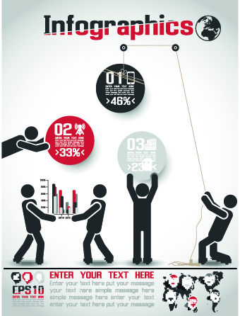 Creative Infographic vector set 02