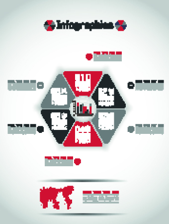 Creative Infographic vector set 04
