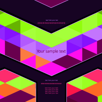 Garbage geometric background 03