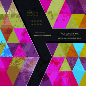 Garbage geometric background 04