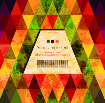 Garbage geometric background 05