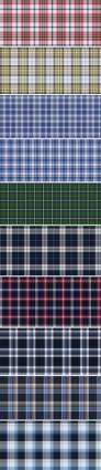 Seamless plaid vector patterns Seamless plaid vector patterns