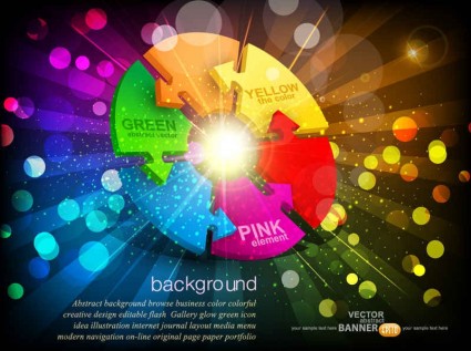 trend shining colorful business background background 