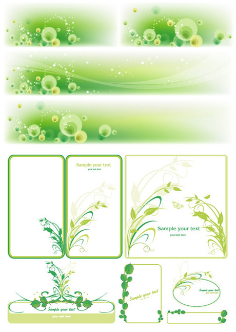 vector material leaves 