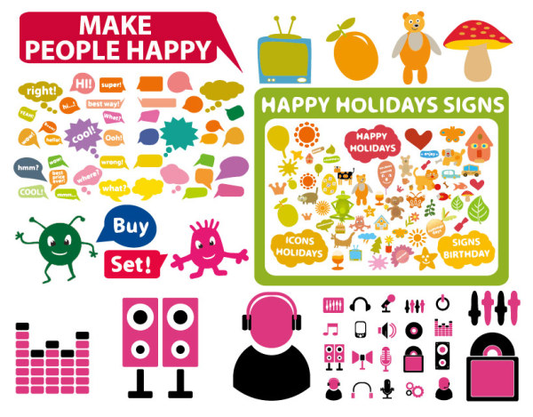 cute style icon vector