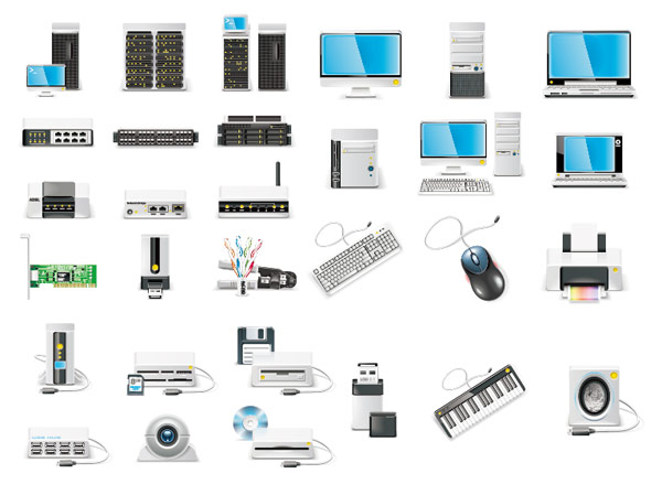 Computer device Icon vector