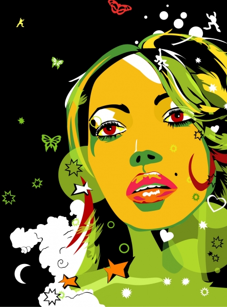 Modern people vector graphic