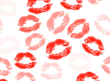 Vermilion seamless background Vector Graphic