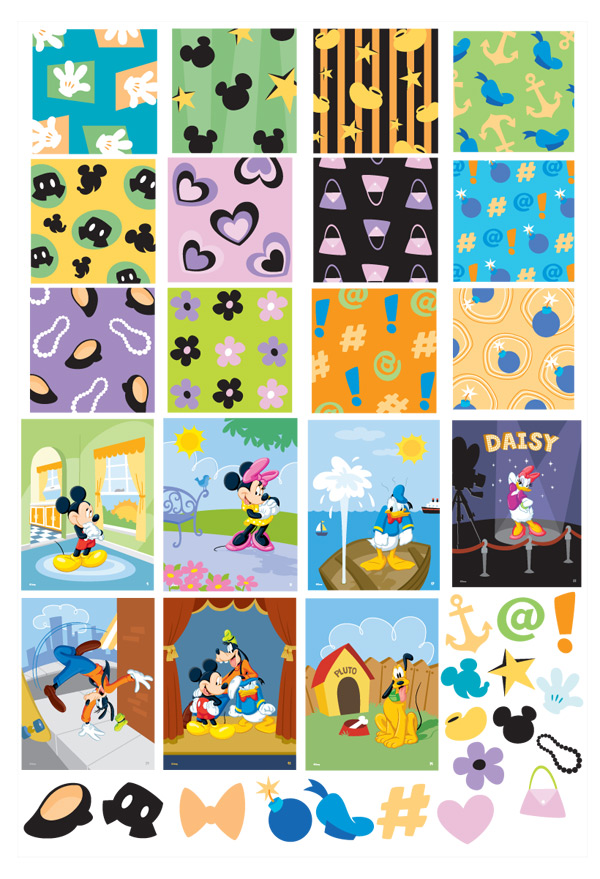 Mitch series of background Vector