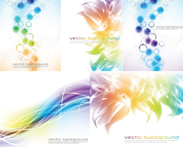 Abstract colored background vector art
