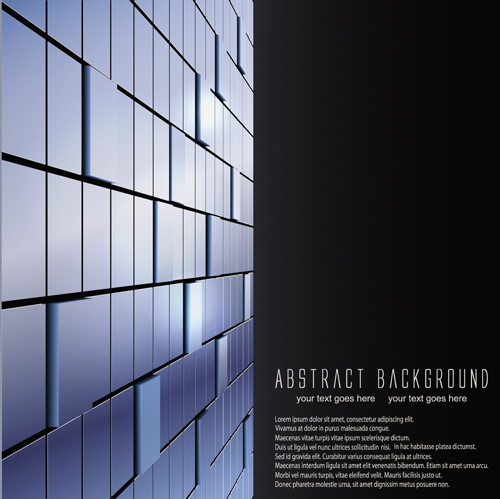 Abstract and Cubes vector Backgrounds 01