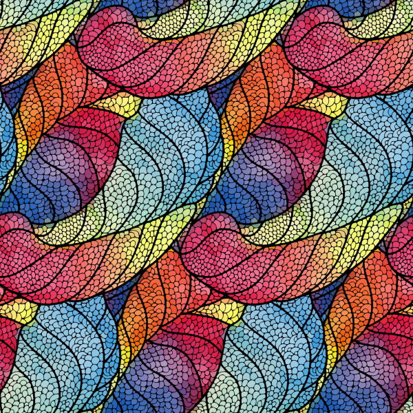 Abstract fish scale pattern vector