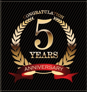 Luxury anniversary labels golden style vector 09