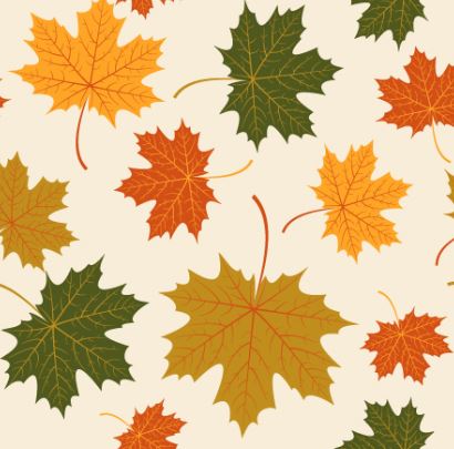 seamless pattern maple leaves leaves autumn 
