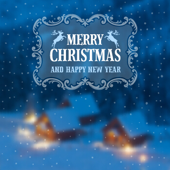 Blurred 2015 christmas and new year backgraound art 02