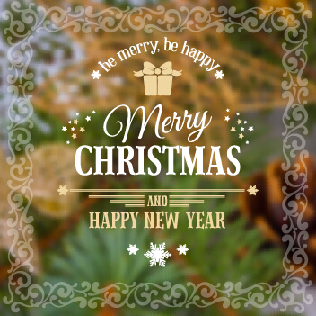 Blurred 2015 christmas and new year backgraound art 03