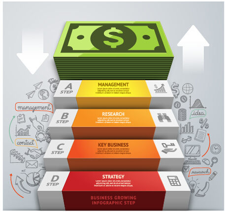 Business Infographic creative design 2046