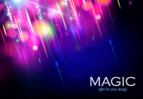 shiny magic light colorful background 
