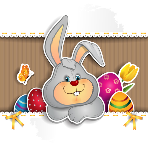 rabbit easter cute background 